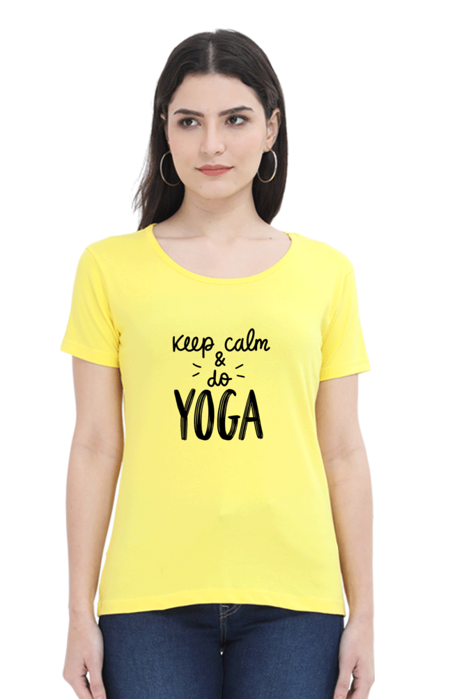 Female Round Neck Half Sleeve T Shirt