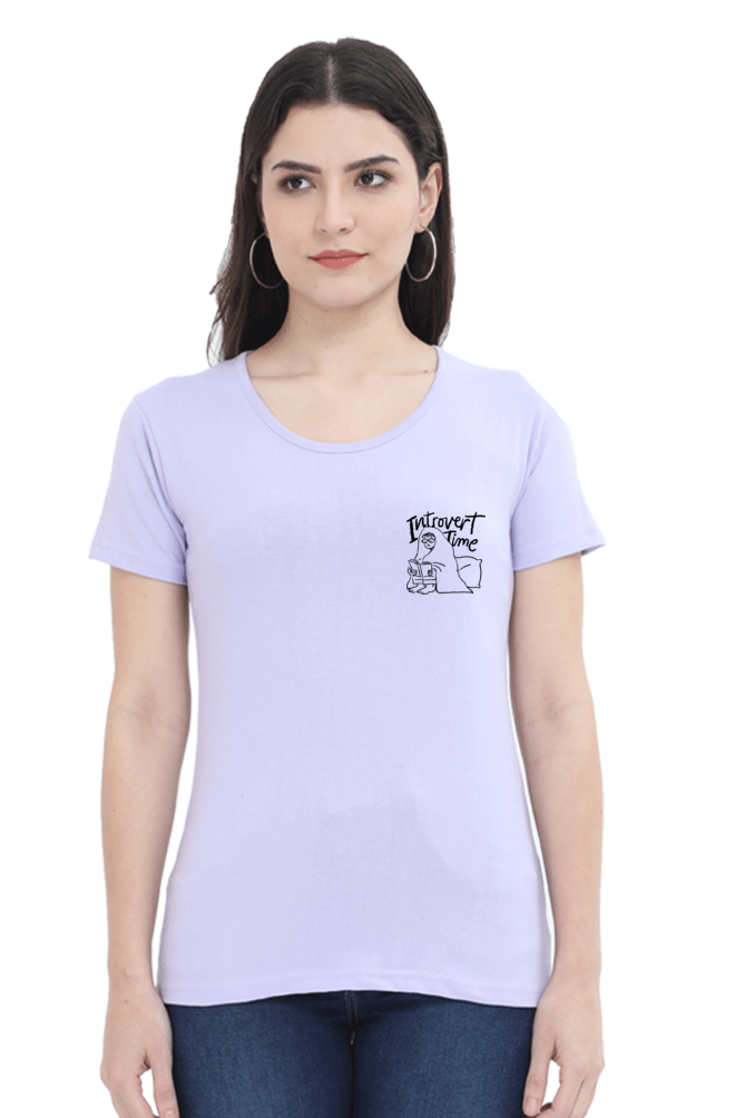 Female Round Neck Half Sleeve T Shirt