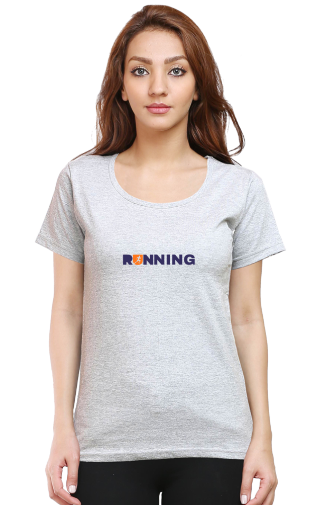 Female Round Neck Half Sleeve T Shirt