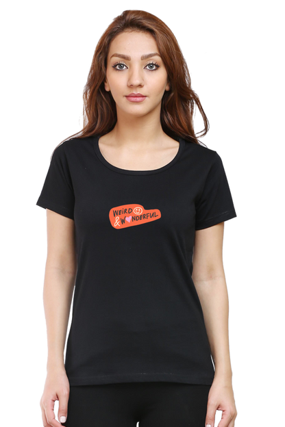 Female Round Neck Half Sleeve T Shirt