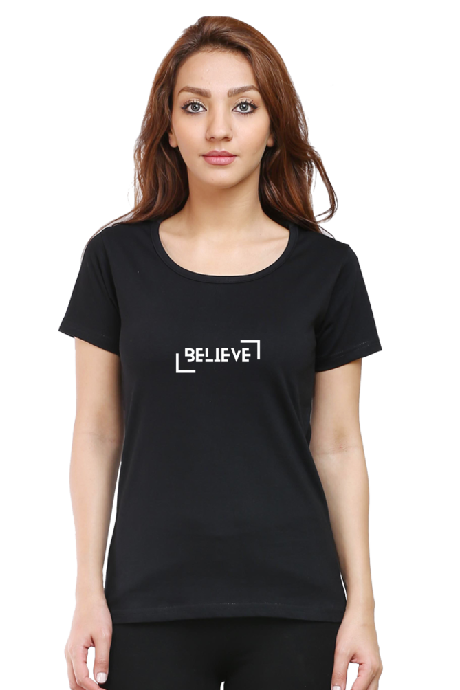 Female Round Neck Half Sleeve T Shirt