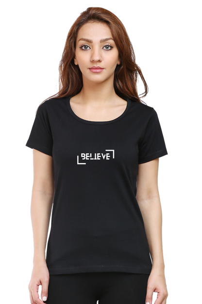 Female Round Neck Half Sleeve T Shirt