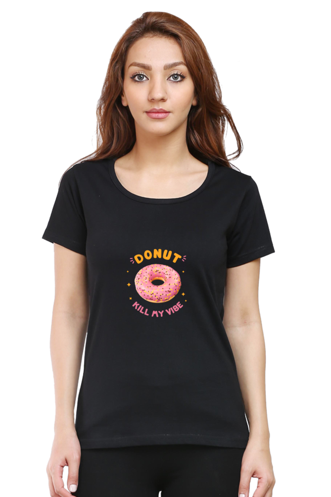 Female Round Neck Half Sleeve T Shirt