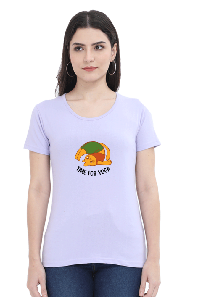 Female Round Neck Half Sleeve T Shirt