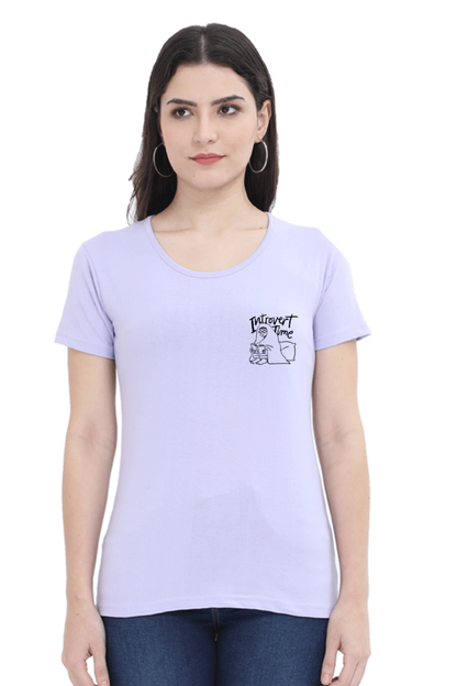 Female Round Neck Half Sleeve T Shirt