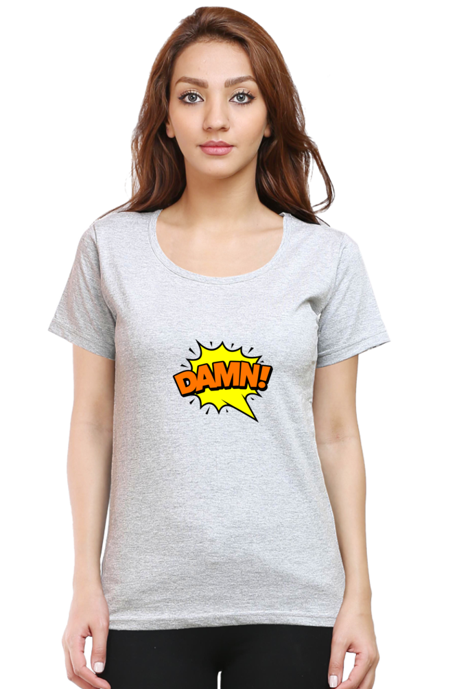 Female Round Neck Half Sleeve T Shirt