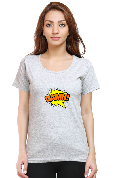 Female Round Neck Half Sleeve T Shirt