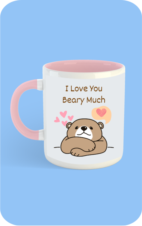 I Love You Beary Much Coffee Mug